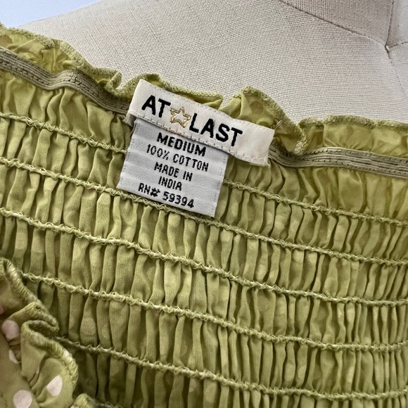 Polka Dot Cotton Sundress with Smocking - Picture 7 of 7